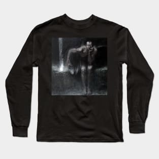 Lucifer by the German artist Franz Stuck 1890 Long Sleeve T-Shirt